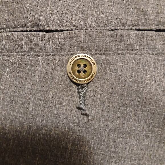 Under Armour Mens Golf Chino Pants 36 X 32 Gray Perforated Dress Casual - Picture 4 of 9